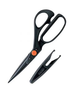 กรรไกรตัดผ้า สีดำ ชนิดพกพา 21 ซม