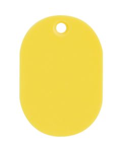ป้ายสีขนาดเล็ก อ่านง่าย ขนาดใหญ่ (60 x 40 มม.) บรรจุ 5 ชิ้นต่อแพ็ค สีเหลือง