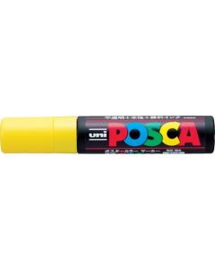 ปากกามาร์คเกอร์ POSCA หัวตัด 15.0mm Yellow