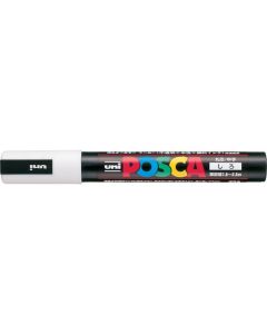 ปากกามาร์คเกอร์ POSCA หัวกลม 2.5mm White