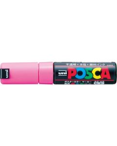 ปากกามาร์คเกอร์ POSCA หัวตัด 8.0mm Pink