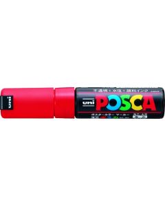 ปากกามาร์คเกอร์ POSCA หัวตัด 8.0mm Red