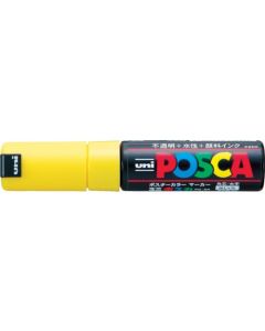ปากกามาร์คเกอร์ POSCA หัวตัด 8.0mm Yellow