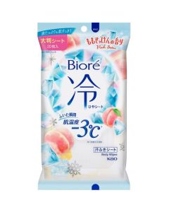 BIORE ICE COLD BODY SHEETS PEACH SOAP 24 อัน