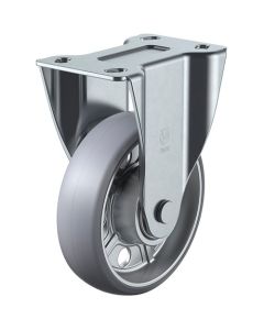 ล้อเลื่อนชนิดจานยึดตายตัว Ultimate Urethane เส้นผ่านศูนย์กลางล้อ 150 มม. ชนิด PM ชนิด PMR ขนาดการติดตั้ง 112 x 50 (100 x 56)