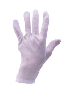 ถุงมือโพลีเอสเตอร์เรียบ ไม่มีเป้า ขนาด S สำหรับมือซ้าย จำนวน 10 ชิ้น