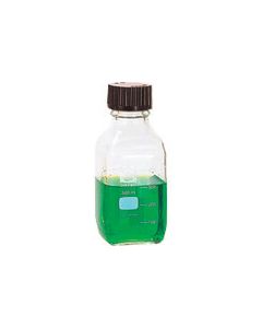 ขวดเหลี่ยมฝาเกลียว ฝาแดง 500 mL