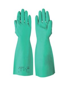 ถุงมือไนไตรแบบหนากันน้ำมันและสารเคมี Alphatec Solvex 37-165 ไซส์ XL