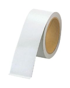 เทปสะท้อนแสง ฟิล์มโพลีเอสเตอร์เรซิ่น สีขาว กว้าง 50 มม. x 10 ม