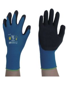 Natural Rubber Coated Gloves 12ชุด