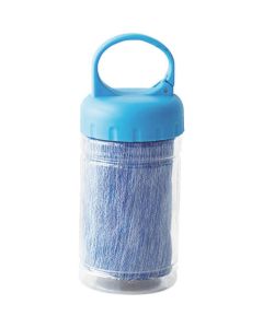 Quick dry cool feeling Towel with carabiner bottle 1อัน
