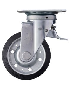 ลูกล้อแบบหมุน Hammer Switch Caster 400S Series ล้อยางพิเศษ 125 มม.