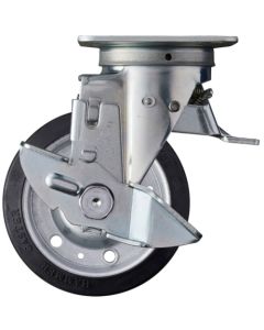 ลูกล้อแบบ Hammer Plate Caster, Switch Caster, S Series, Swivel SP, ล้อยางพิเศษ, 125 มม.