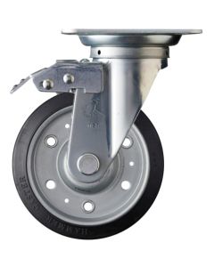ลูกล้อแบบหมุน Hammer Switch Caster 400S Series ล้อยางพิเศษ 150 มม.