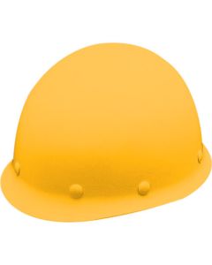 หมวกกันน็อคทรง MP (บินได้) FRP สีเหลือง