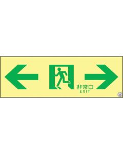 Emergency Exit Guidance Sign Passageway