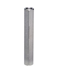 ข้อต่อหกเหลี่ยม SS400/ชุบนิกเกิลแบบไร้ไฟฟ้า ตัวเมีย/ตัวเมีย M6 H10-50