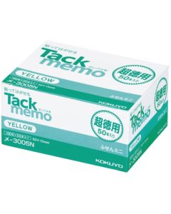 กระดาษโน้ต Super Value Tack ขนาด 50 x 15 นิ้ว สีเหลือง 100 แผ่น 50 เล่ม Me-3005