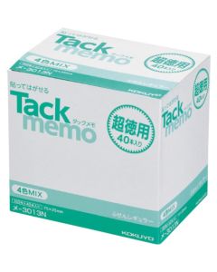 Tack Memo Super Value Pack ขนาด 75 x 25 คละสี 40 แผ่น ME-3013