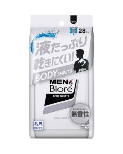MEN'S BIORE BODY SHEET UNSCENTED 0A 12 อัน