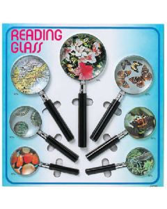 Display Set including Magnifier with ebonite handle 7pcs. No.3800 1อัน