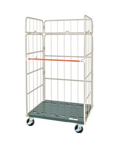 รถเข็นสำหรับม้า "Safety-Tenor" ขนาด 1100 x 800 x สูง 1700 มม. แบบโครงตาข่ายมาตรฐาน ยกสูง 2000 มม.