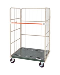 รถเข็นที่มั่นคงและพลิกคว่ำยาก รุ่น "Safety-Tenor" ขนาด 1100 x 800 x สูง 1700 มม. แบบโครงตาข่ายมาตรฐาน