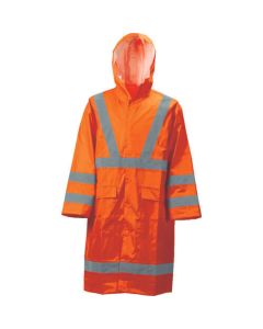 เสื้อกันฝนทัศนวิสัย สีส้ม ฟรีไซส์