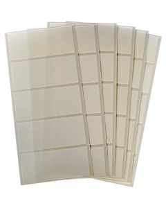 สติกเกอร์ลบคิ้ว ขนาด 70 x 30 มม. บรรจุ 100 ชิ้นต่อแพ็ค