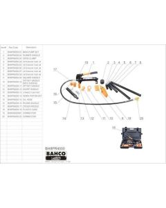 อานแบบเยื้องศูนย์พร้อมสกรูสำหรับ BH8PR4000