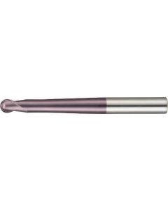 2Flute Ball noze Endmills for Hard materials Short and Long reach FIRE coating 8mm 1เส้น