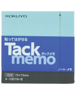 สมุดโน้ต Tack Memo แบบ 75 x 75 สีน้ำเงิน ME-1001N-B