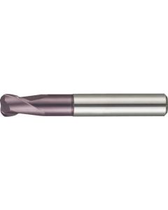 High performance2Flute Ball noze Endmills Short FIRE coating 8mm 1เส้น