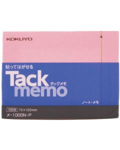 สมุดโน้ต Tack Memo 75 x 100 สีชมพู ME-1000N-P