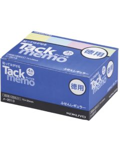 Tack Memo Value Pack ขนาด 75 x 25, 4 สี x 20 แผ่น, ME-2013N