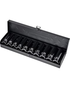 ชุดประแจบล็อกลึก AP Q-Fit 1/2 DR (ชุด 10 ชิ้น)