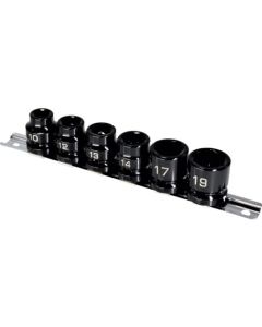 ประแจบล็อกกระแทก AP Q-Fit 1/2 DR แบบสั้นพิเศษ (ชุดละ 6 ชิ้น)