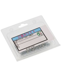 Trivalent zinc cr+3 color white # 0-3 (+)Pan Head(pack 2.0 X 2.0  กล่องละ 1,000 เส้น