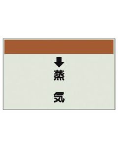 แผ่นระบุท่อ (สำหรับท่อแนวตั้ง) ↓ ไอน้ำ (ใหญ่), แผ่น Uni, 250 x 1,000