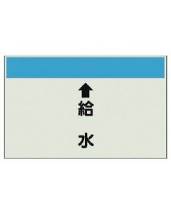 แผ่นระบุท่อ (สำหรับท่อแนวตั้ง) ↑ น้ำประปา (ใหญ่), แผ่นยูนิ, 250 x 1,000