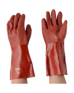 PVC Coated Glove 30cm L 10ชุด