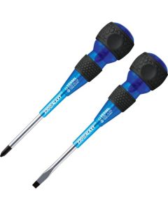 ไดรเวอร์ Galaxy Ball Grip ชุด 2 ชิ้น (+2x100, -6x100) สีน้ำเงิน 220G-2PS-B