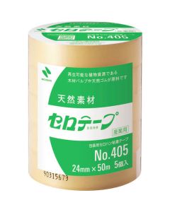 เซลโลเทป 405 24 มม. x 50 ม. สินค้าได้รับการรับรองเครื่องหมายชีวมวล