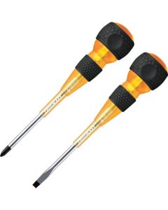Ball Grip Driver Galaxy ชุด 2 ชิ้น (+2x100, -6x100) สีเหลือง 220G-2PS-Y