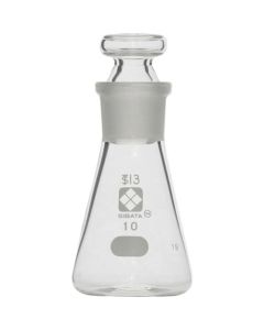 ขวดรูปทรงกรวย Erlenmeyer พร้อมจุกปิด ขนาด 10 มล. จำนวน 6 ชิ้น