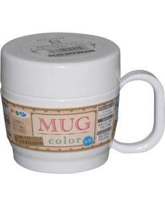 แก้วน้ำอเนกประสงค์สีพื้น 120ML สีขาว