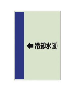 แผ่นระบุท่อสำหรับท่อแนวนอน ←น้ำหล่อเย็นขนาดใหญ่ (ไหลกลับ), แผ่น Uni, 1,000 x 250