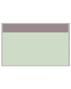 แผ่นระบุท่อแถบสีเงินเท่านั้น (ใหญ่) แผ่นเดียว 250 x 1000