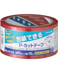พีคัทเทป NO. 4142 50มม. x 15ม. สีแดง