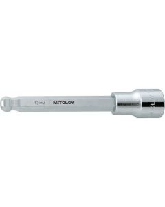 Long Ball Point Hex Bit Socket